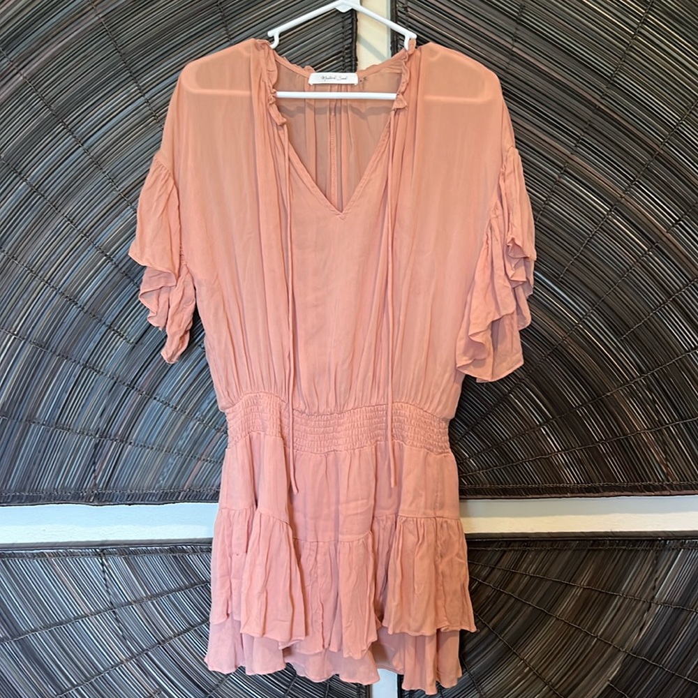 Perfect with a pair of boots🩷 Boho chic dress for fall
